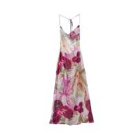 Vestido de Moda para Mujer Bordado con Cuentas Vestido de Verano sin Mangas con Espalda Abierta y Correas Estilo Holiday a la Moda - details 5