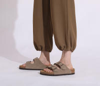 Zapatillas de cuero de vacuno, zapatillas frescas, zapatos de playa de verano, suela antideslizante suave, zapatos de pareja para hombres y mujeres - details 12