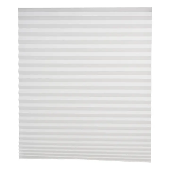 Fácil tela no tejida cortina plisada cortina plisada no perforada plegable adhesivo plegable medio full blackout persiana cortina - 1