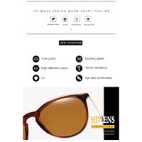 Gafas de sol redondas con montura de Metal para hombre y mujer, lentes de sol con película reflectante, Estilo Vintage, Popular - details 2
