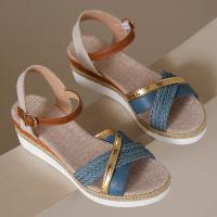 Zapatos de verano para mujer, sandalias con tacones de cuña a la moda, zapatos - details 7