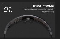 Gafas de Sol para Ciclismo KAPVOE Polarizadas y Coloridas para Hombres - details 4