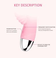 Leten-vibrador 2 en 1 para lamer hine, estimulador de clítoris para mujer, punto G, potente consolador Vibro, varita, succionador de clítoris femenino, Juguetes sexuales para adultos - details 2
