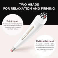 ANLAN Masajeador de Puntos de Acupuntura RF, Diseño de Doble Cabezal y Doble Modo, EMS Alivia la Fatiga, RF+EMS Reafirmante de Piel, Dispositivo de Belleza para el Cuidado Facial, Carga Tipo-C para el Hogar y en Movimiento, Autocuidado para Rostro, Cuello - details 0