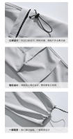 Marea marca verano hielo seda impermeable recta carga pantalones montaña al aire libre paracaidista pantalones dos desgaste monos de los hombres - details 12