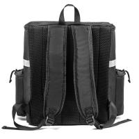 Bolsa térmica extra grande de 35L, impermeable, negra, con asa para el hombro, para entrega y capacidad para alimentos frescos. - details 8
