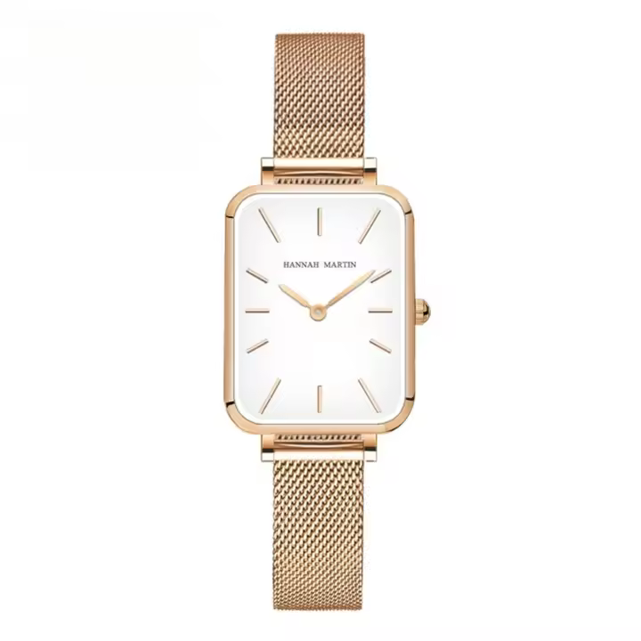Reloj de cuarzo para mujer 2025 - Diseño Vintage Italiano con Cuarzo Japonés de Alta Precisión, Cuadrante Cuadrado Minimalista, Acero Inoxidable Ajustable y 30M Resistente al Agua - Regalo Elegante para Cumpleaños y Celebraciones (Estilo Nórdico) - 1
