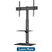 Soporte TV Ruedas para Pantallas de Plasma/LCD/LED de 30-70 Pulgadas hasta 40 kg, Soporte TV Suelo con 6 Ajustes de Altura Ajustable de Vidrio Templado de 2 Niveles, MAX VESA 600x400 mm - details 15
