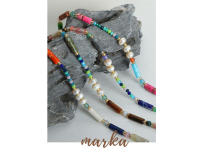 Piedra natural recordada Perlas de Agua Dulce collar de cuentes de mano Colgante de joyería de moda collar de Perlas. Regalo elegante. Joyas y glamurosas - details 1