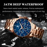 Reloj de Cronómetro Luminoso Impermeable de Lujo Militar POEDAGAR Regalo Perfecto para Hombres - details 6