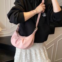 Bolso cruzado plisado de estilo coreano, bolso ligero de Color sólido de PU, bolso de mano de cuero suave, bolso de hombro para mujer - details 26