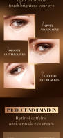 Retinol-Crema Hidratante de Ojos para el Contorno de los Ojos, Crema para Ojeras y Bolsas, Antiarrugas - details 7