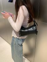 Bolso bandolera de cuero con cremallera, estilo retro europeo y americano, nuevo. - details 18