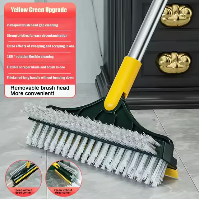 Cepillo Rotativo para Grouting Herramienta de Limpieza de Azulejos de Baño 180 Cabezas - 1