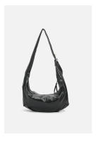 Bolso de bola de masa hervida de gran capacidad Retro negro para mujer, nuevo bolso bandolera de locomotora dulce y genial para Spice Girl, bolso versátil para las axilas - details 14