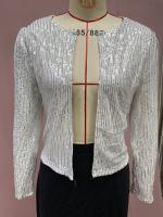 Moda Primavera 2025 Abrigo Corto Casual con Cuello Alto para Mujeres Color Bloqueado Brillante - details 20