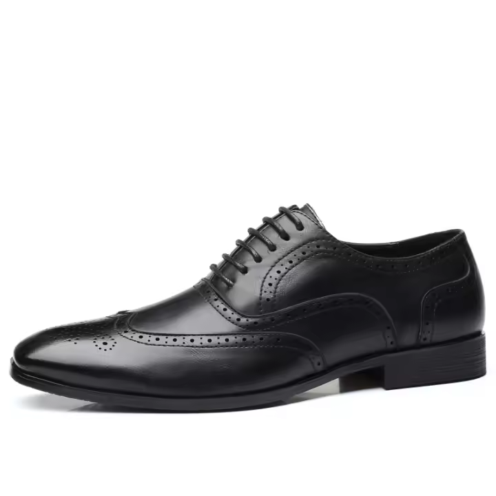 Calzado de negocios clásico para hombre, zapatos formales de vestir Oxford - 1