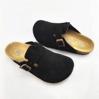 Zapatillas de Cuero Suave Antideslizante Zapatos de Playa para Hombres y Mujeres en Verano - details 16