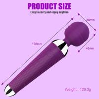 Vibradores potentes para clítoris, varita mágica con recarga USB, vibrador AV, masajeador, bienestar Sexual, Juguetes sexuales eróticos para mujeres, producto para adultos - details 8