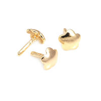 3MM 3.5MM 4MM Latón Color Oro 18K Sólido Hueco Tapas de Cierre con Orificios para Perlas, Suministros para Fabricación de Joyería, Accesorios - details 6