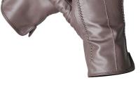 Guantes de piel de oveja para mujer, manoplas cortas de terciopelo fino para pantalla táctil, de cuero, de buena calidad, para invierno, 2226 - details 99