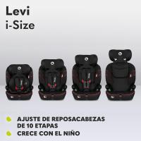 Silla infantil de coche 76-150 cm, Grupo 1 2 3, Protección Lateral, Reposacabezas ajustable de 10 etapas, Reposabrazos Cómodos, Respaldo Extraíble - details 36