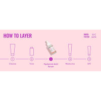How to layer: Step 3 - Hyaluronic Acid Serum