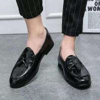 Chaussures Habitillees Hommes borla elegante formal civil boda zapatos de vestir de cuero de moda mocasines de hombre - details 8
