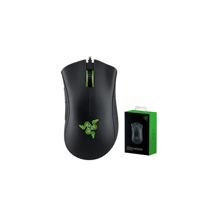 Original Razer DeathAdder Essential Wired Gaming Mouse Mice 6400DPI Optical Sensor 5 Independently Buttons For Laptop PC Gamer - 1