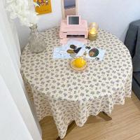 Manteles estampados para decoración del hogar, cubiertas de mesa con estampado de lavanda rosa para dormitorios - details 5