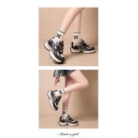 Zapatillas deportivas de suela gruesa para mujer, zapatillas casual slip-on, tenis planas, transpirables, cómodas y gruesas, invierno - details 13