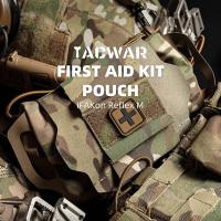 Bolsa para botiquín de primeros auxilios para cinturón de servicio, sistema MOLLE de dos piezas, kit de trauma IFAK, portador de rollo médico para emergencia al aire libre - details 0