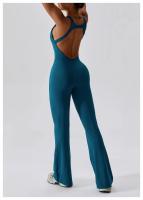 Traje de Yoga para Mujer con Almohadilla de Pecho Aéreo Sin Mangas de Ballet Danza Fitness Deporte Gimnasio Ropa Deportiva Material Exterior de Nylon Temporada Primavera/Verano - details 11