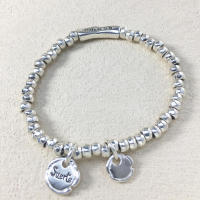 UNOde50- pulsera de abalorios redonda, pulsera de letras de la suerte - details 0