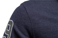 POLO de algodón cepillado a la moda para hombre, camisa POLO de manga corta con solapa bordada estampada, novedad de verano - details 8