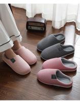Invierno cálido piel para hombres mujeres parejas casa antideslizante zapatos suaves comodidad tacón plano hogar interior dormitorio Zapatillas de felpa - details 7