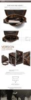Bolso crossbody de moda para hombres hecho de cuero genuino, bolso flip crossbody para hombres, bolso de hombro casual para hombres - details 25