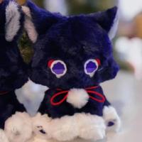Juego de peluche Scaramouche de 20cm, modelo de colección, muñeco de gato púrpura, juguete de peluche para chico, regalo de cumpleaños, Wanderer Balladeer, regalo de cumpleaños - details 2
