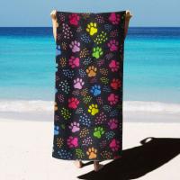 Toallas de playa de microfibra, toalla absorbente súper suave para nadar de secado rápido para natación, deportes, playa, Camping, gimnasio, - details 1