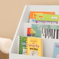 Librería Infantil Niños 3 Estanterías Estantería Estándar InfantilBlancoH80cmKMB01-WES - details 4