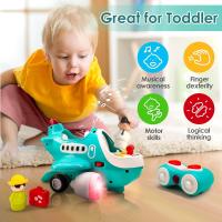 Juguetes de avión de Control remoto para bebés, Avión de juguete para niños pequeños 2-3, helicóptero RC de música infantil con sonido ligero - details 1