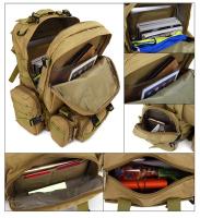 Mochila táctica 4 en 1 para hombre, bolsa de 55L para deportes al aire libre, Camping, senderismo, viajes, escalada - details 13