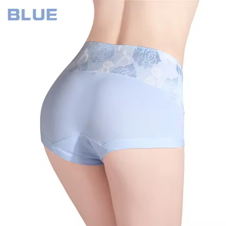 Bragas de mujer de talla grande M-4XL de cintura alta en algodón para modelado corporal diseño de impresión ropa interior sexy para niñas y damas Lencería femenina - 1