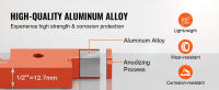 SucceBuy Barras de configuración de mesa de enrutador, 14 piezas Juego de medidores de altura de bloques de configuración de aluminio de precisión con marcas grabadas con láser - details 1