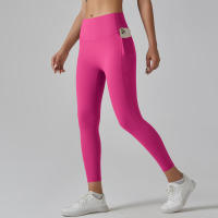 Leggings de gimnasio para mujer con bolsillos Pantalones de yoga Cintura alta Control de barriga Entrenamiento para correr - details 24