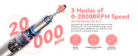 Taladro Eléctrico para Uñas de Alta Velocidad 20000rpm Herramienta Portátil de Manicura Pedicura - details 1