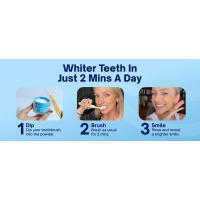 MySweetSmile Teeth Whitenin Poo: Aprobado por dentistas, seguro para el esmalte, dosis de 6 meses, quitamanchas para té, café, vino y - details 1