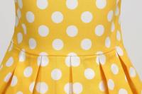 Vestido de Princesa de Verano Retro para Niña Hepburn Lentejuelas, Algodón Ligero, Estilo Vintage de los 50 - details 31