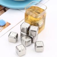 Piedras de whisky de acero inoxidable 304, Cubo de refrigeración reutilizable, herramienta de Bar, Enfriador de Vodka, vino y cerveza, cubos de hielo - details 0