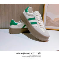 Cuero zapatos de entrenamiento alemán plataforma solo zapatos deportes zapatos blancos - details 8